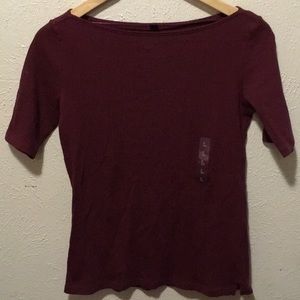 Uniqlo Boat Neck Cotton Top